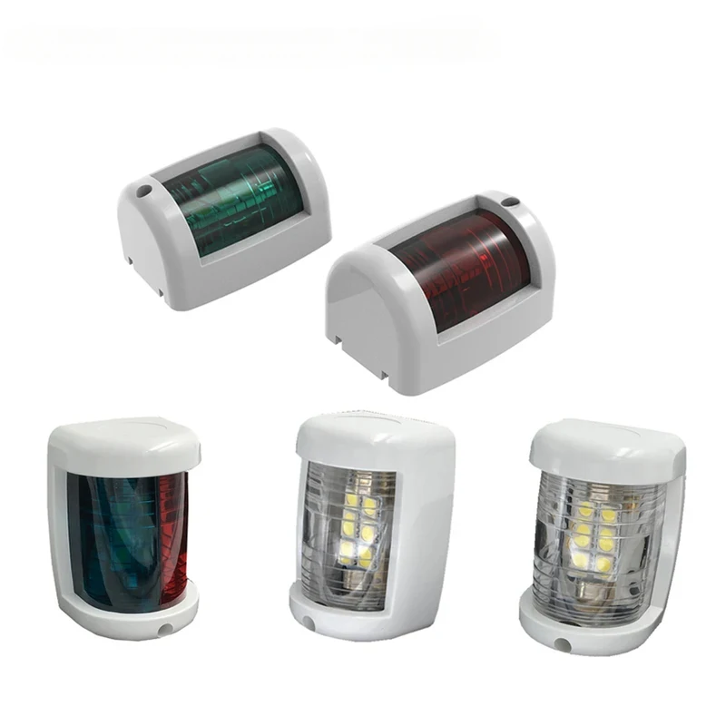 

12V Boat Side Light Red Green Navigation Signal Lamp Marine Yacht Boat Truck Trailer Light