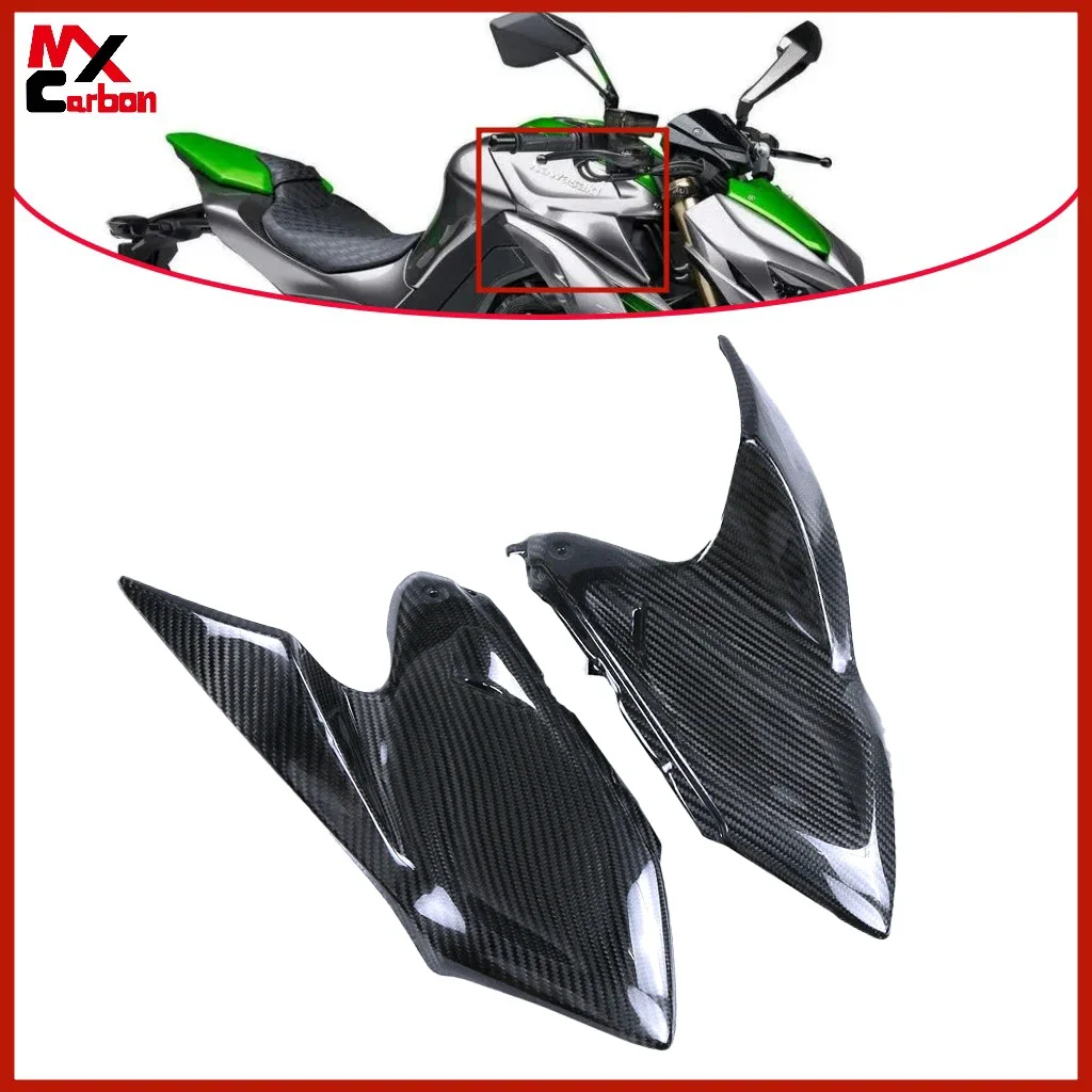 For Kawasaki Z1000 2014 2019 2020 2021 2022 2023 Full Carbon Fiber Tank Fairing (Lateral Parts) Motorcycle Modified Accessories