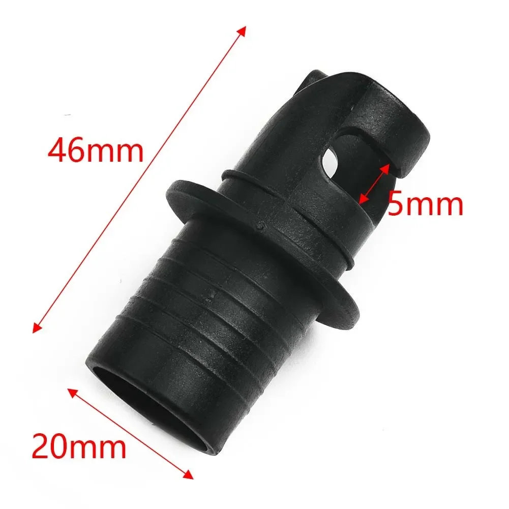 1PC Water Sport Hose Adapter 20x46mm High Flexibility High Strength Kayak PVC Material Air Foot Pump Valve Connector Accessories