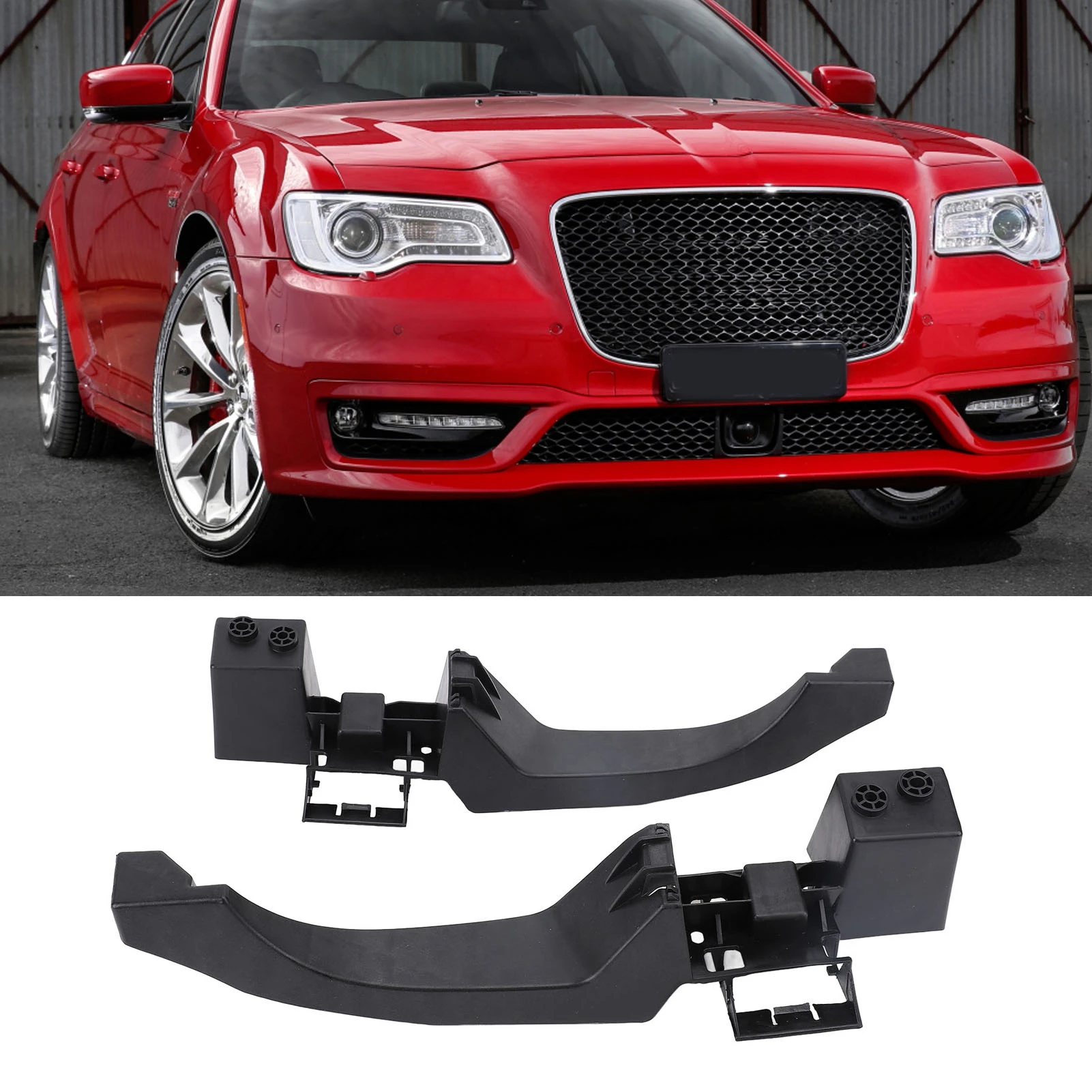 

Pair Rear Bumper Brackets 68266934AC - Left & Right Enhanced Safety Supports for Chrysler 300 (2015-2020)