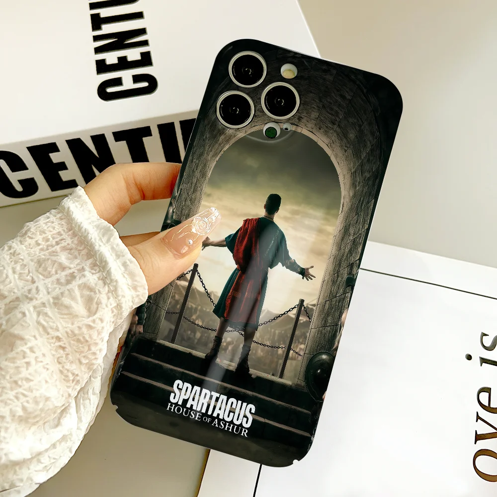 2025 Movie Spartacus House of Ashur phone case FUNDA For IPhone 17 16 15 14 13 12 11 Plus Pro Max Mini Back Cover Hard cover #2