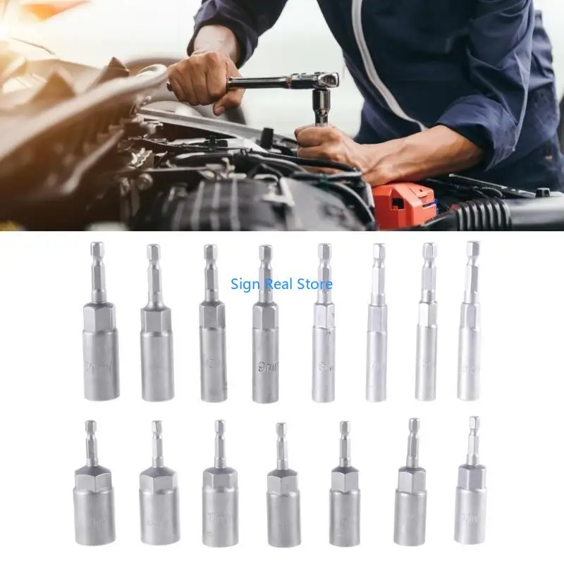 1/4inch Driver Sockets HEXETS SOCKET SOCKETS PORTE POWER TOLL 41XB