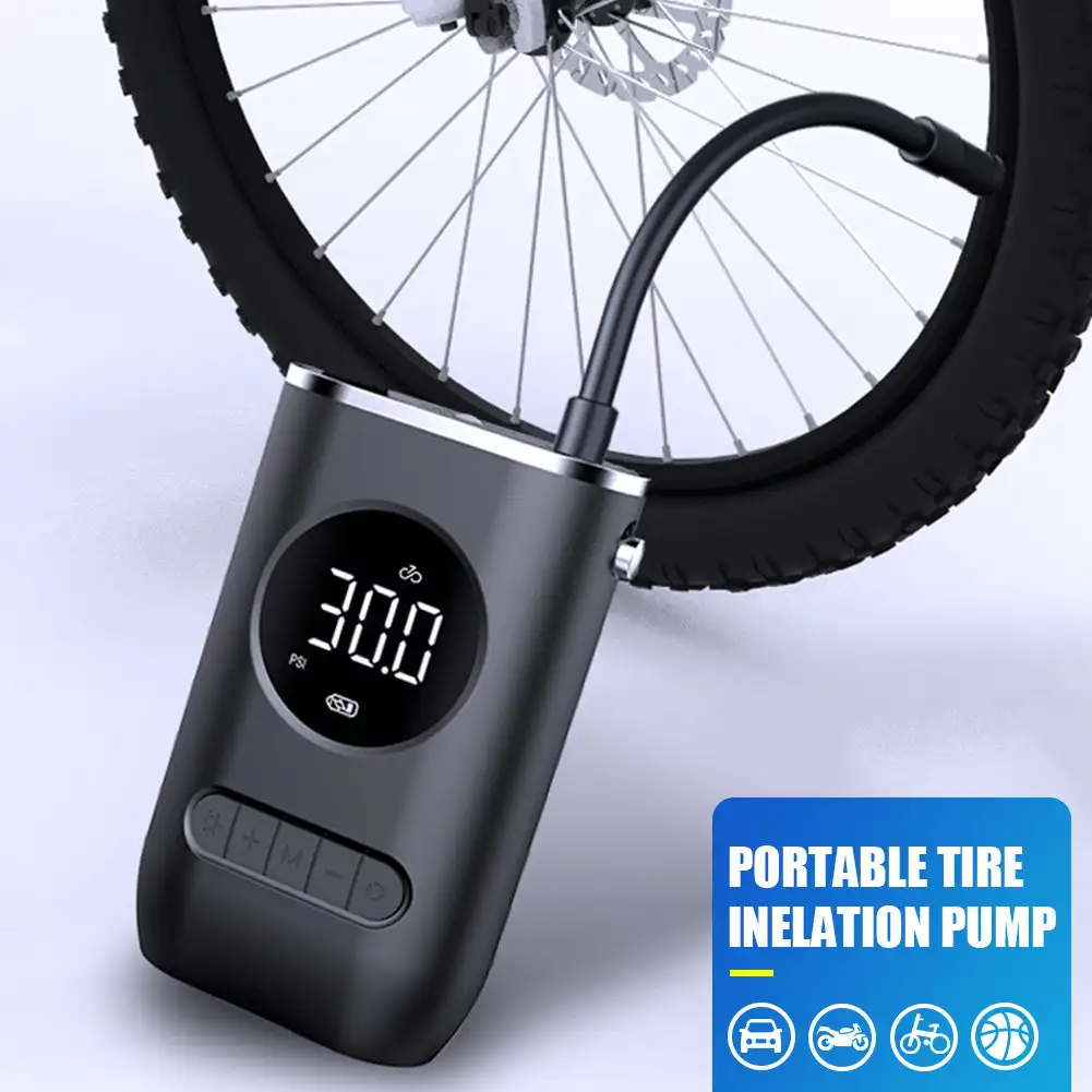 

150PSI Car Wireless Electrical Air Pump Portable Tire Inflatable Pump Inflator Air Compressor Pump for Motorcycle Bicycle Ball