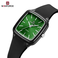 NAVIFORCE NF5055 Elegant Luxury Simple Fashion Silicone Strap 3ATM Waterproof Quartz Simple Ladies Wristwatch