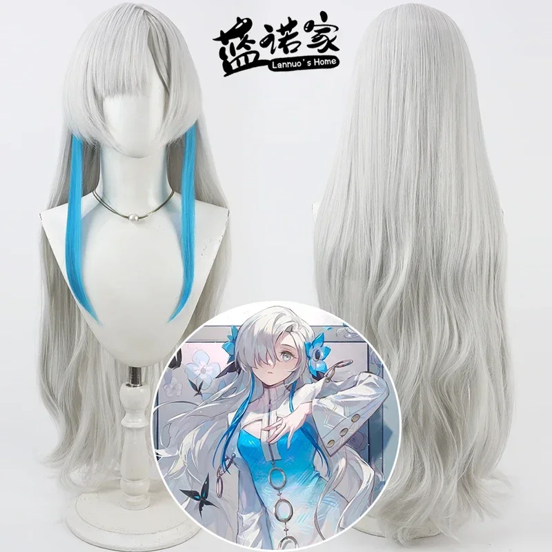

Парик для косплея NIJISANJI Virtual YouTube Isekai Jocho, реквизит для вечеринки на Хэллоуин, синтетические волосы, термостойкое волокно + шапочка для парика