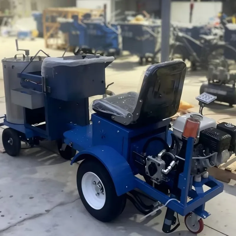Factory Price Hot Melt Hand Push Pavement Road Line Thermoplastic Self Propelled Road Marking Machine
