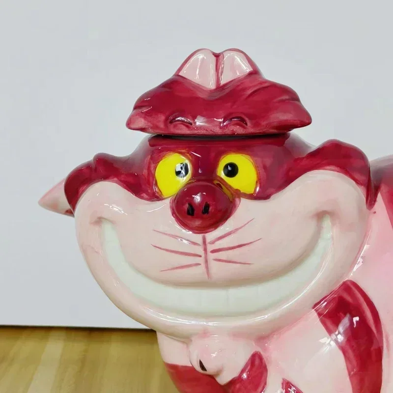 

Disney Anime Alice In Wonderland Cheshire Cat Teapot Action Figure Desktop model ornaments Home Decorate Children Gift Toy