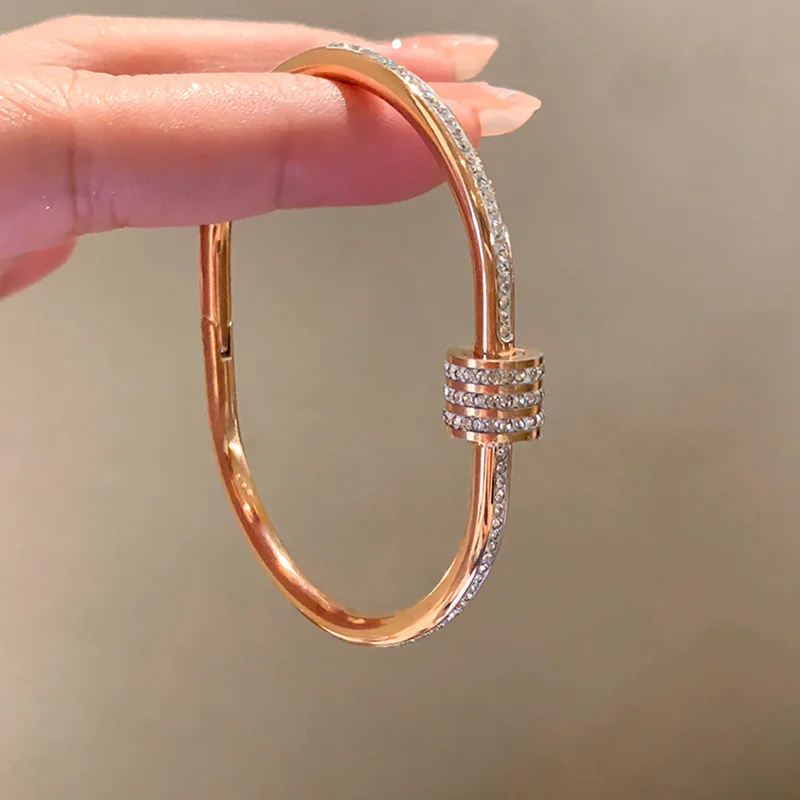 سوار زركونيا مكعب مطلي بالذهب عيار 18 قيراط للنساء، سوار كريستال من الخرز المحظوظ، سوار حب عتيق، مجوهرات هدية عيد ميلاد