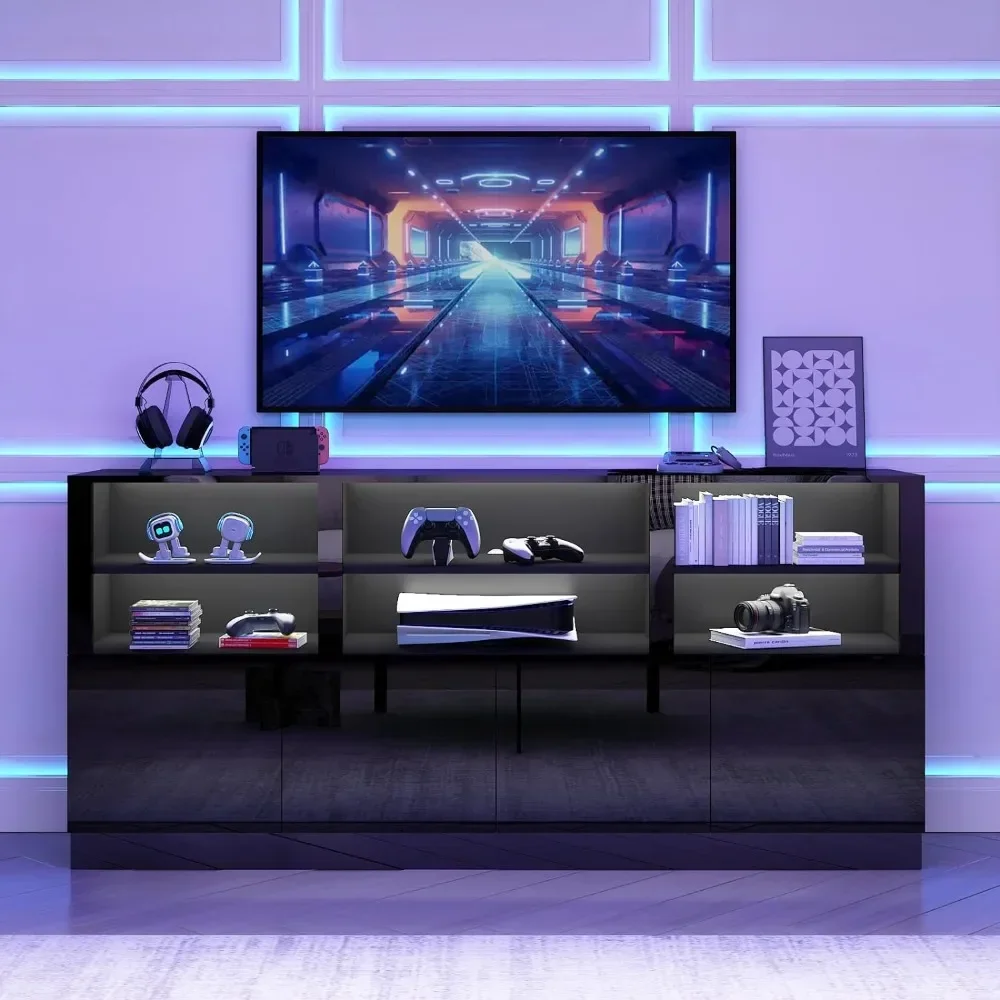 Led Tv Stand, Moder… - image