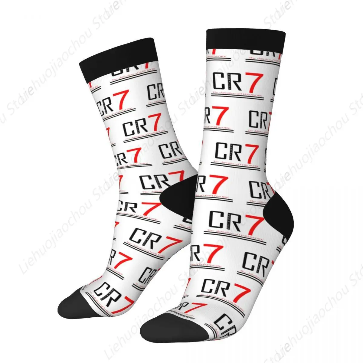 Hip-hop CR7 Cristiano Ronaldo Basketball Socks Polyester Long Socks for Women Men