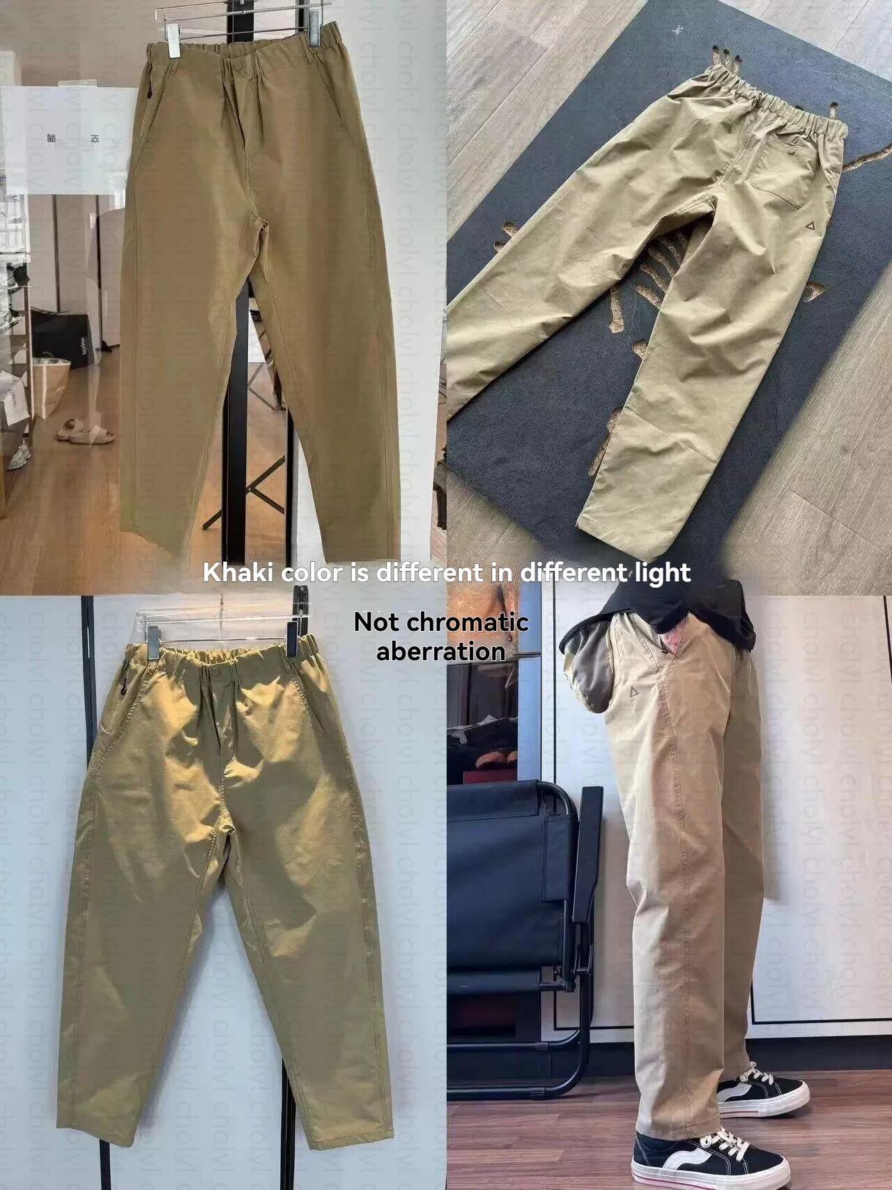 Frühling Sommer Reißverschluss-Taschen Cargo Freizeithosen Herren Schnelltrocknende Jogginghosen Wanderhosen Outdoor Alltagskleidung Schmal Zulaufende Hosen für Männer – Detail 2
