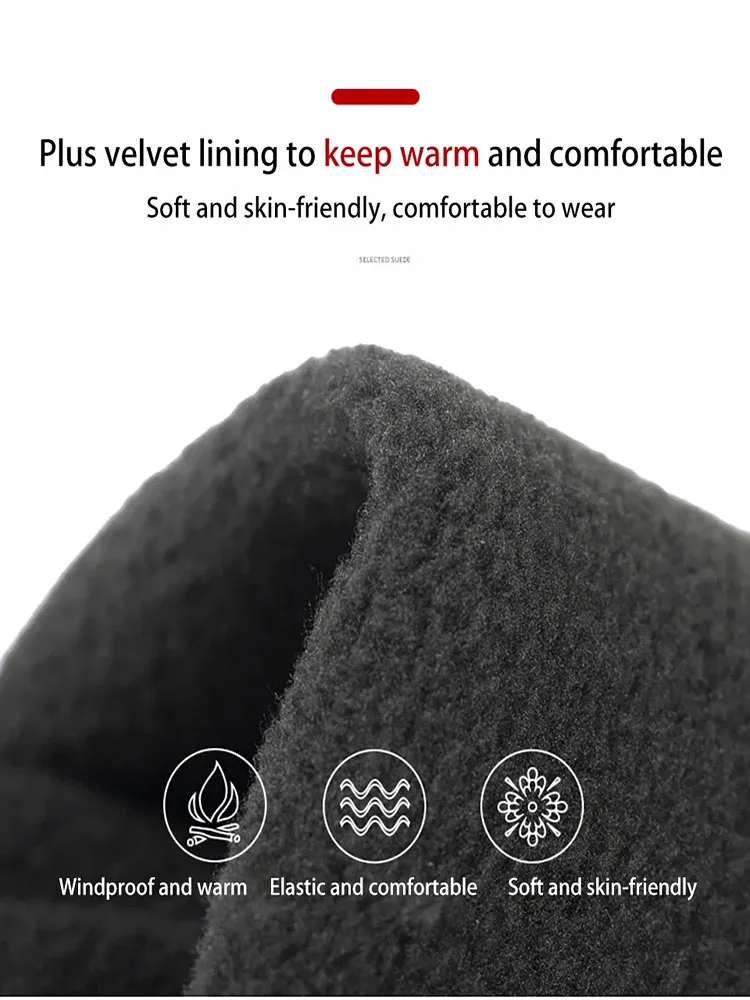 Winter Wasserdichte Angeln männer Handschuhe frauen Radfahren Warme Anti Slip Outdoor Sport Ausgesetzt Zwei Finger Touchscreen Handschuhe – Detail 3