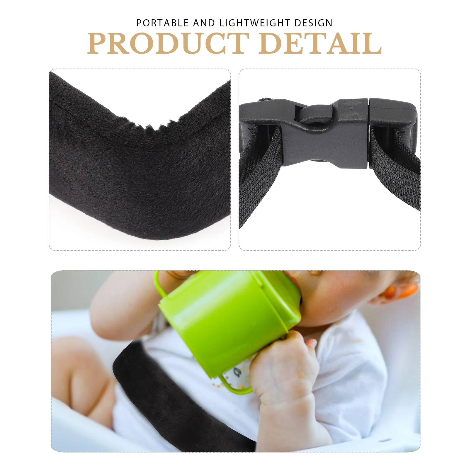 حزام كرسي مرتفع عالمي قابل للتعديل، حزام كرسي أطفال للأطفال الرضع، حزام أمان محمول، هدايا للأم الجديدة