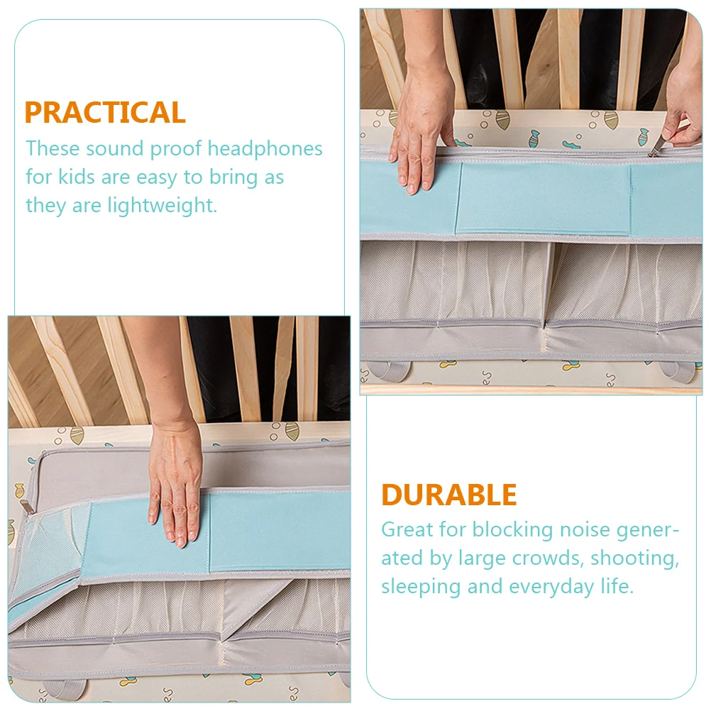 منظم حفاضات الأطفال بتصميم مدمج، منظم تعليق لسرير الأطفال عالي التحمل لزجاجات الحفاضات ومحطة تغيير المسحوق #3