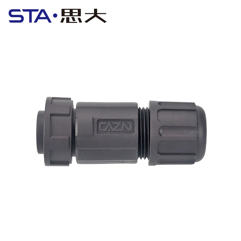 Assembly Male Plug IP68 18Pin Insulation Resistance 2000MΩ Bayonet Solder Plastic Connector Waterproof PA66 IP67 Female Straigh