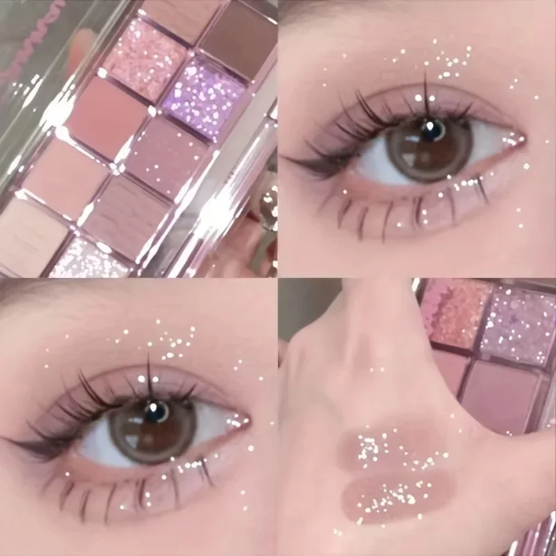 10 Colors Eye Shadow Palette Pumpkin Earth Tone Matte Pearlescent Shimmer Shiny Sequins Eye Shadow Makeup Pigment Cosmetics