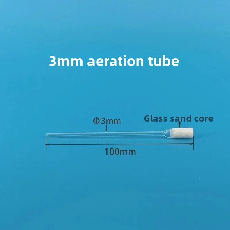 High Borosilicate Glass Sand Core Gas Diffusion Aeration Tube