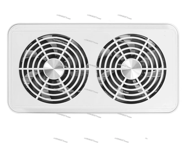 RV Air Outlet Cooling Fan, Double Window Side Installation, Mute Ventilator, Refrigerator