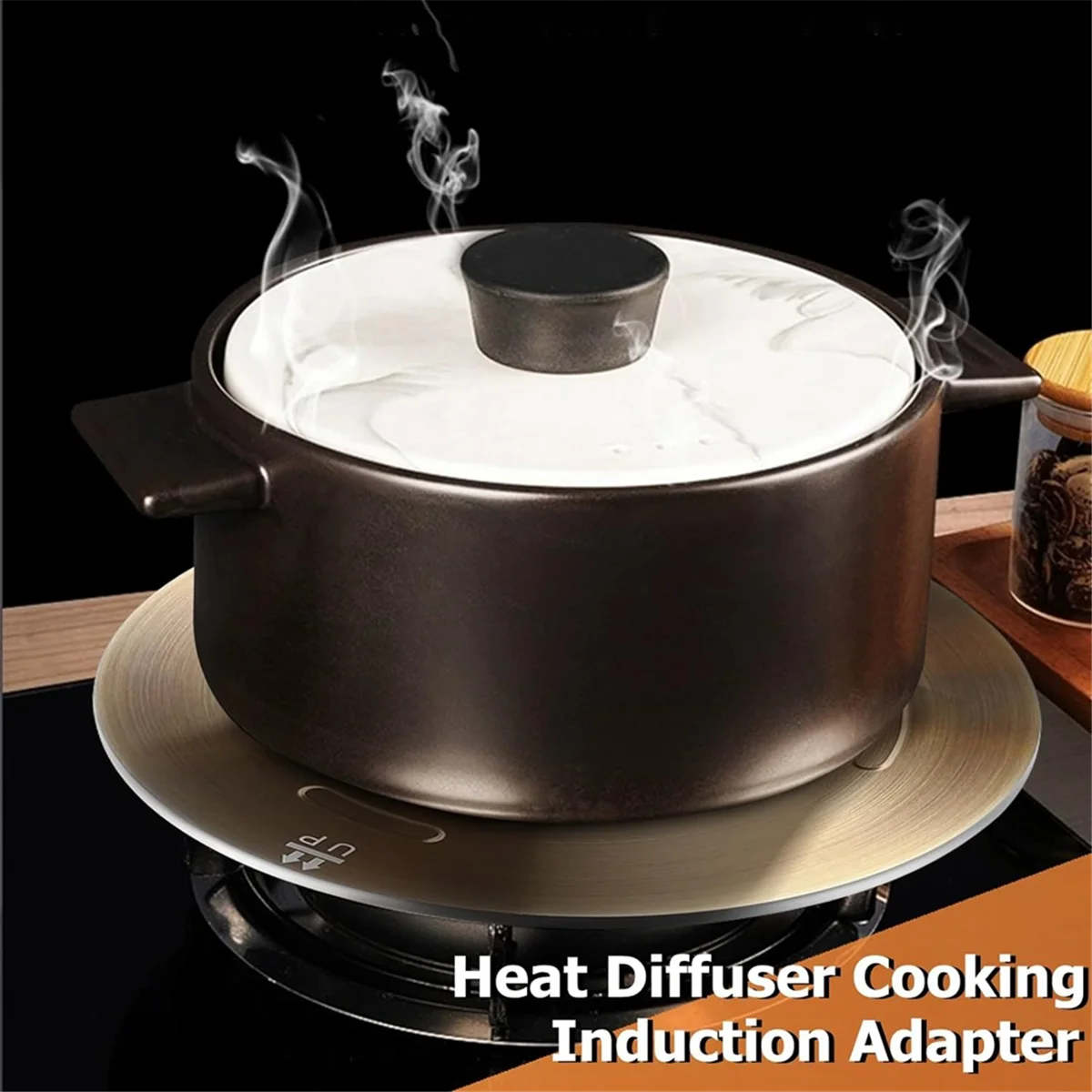 แผ่นทําความร้อนแบบกระจายแสง, ห้องครัวทําอาหารหนาลื่นเตาแก๊สแผ่นทําความร้อน 280x3.4 มม.