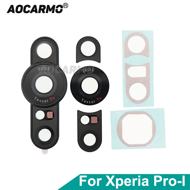 

Aocarmo для Sony Xperia Pro-I XQ-BE72 BE42 BE62 задняя камера Объектив Стекло с кольцом рамка Запасная часть