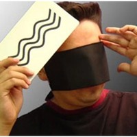 Miracle Blindfold - Magic Tricks Magician Prediction Magic Stage See Through Blindfold Illusions Accessories Gimmick Prop Mind