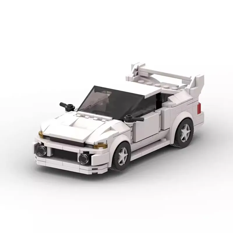 Bricklink Technical Car Mitsubishied Lancer EVO V Evolution 5 Speed Champions Vehicles Sets Building Blocks Toys Christmas Gift