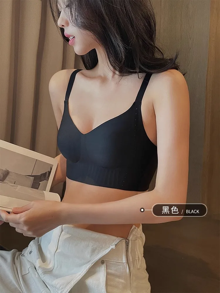 أكواب أذن أرنب حمالة صدر لاسلكية مريحة، شرائط دعم جيلي لا ترهل، حمالة صدر بدون أثر للنساء، خفيفة الوزن وناعمة