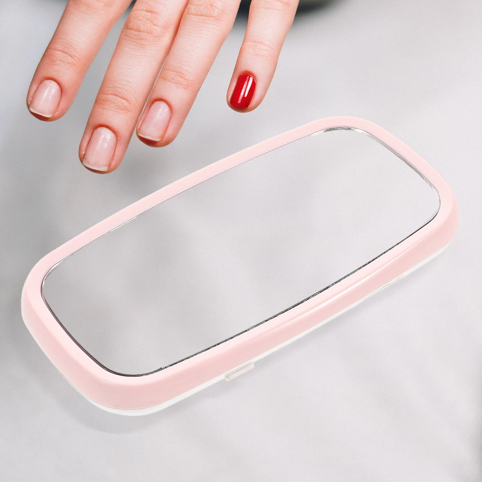 مجموعة واحدة من مصابيح Led لطلاء الجل، ضوء مانيكير وردي مدمج مع تجفيف سريع، مجفف أظافر عالي الجودة في الصالونات، تصميم بسيط لإمداد الأظافر