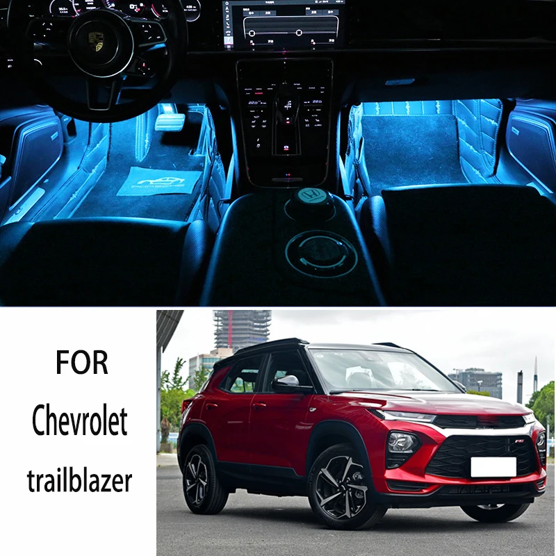 

FOR Chevrolet-trailblazer LED Car Interior Ambient Foot Light Atmosphere Decorative Lamps Party decoration lights Neon strips