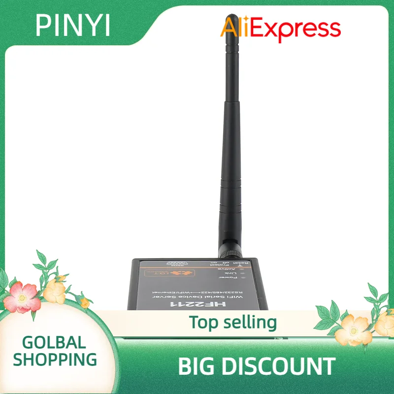 

Top selling 3sets Serial to WiFi RS232/RS485/RS422 to WiFi/Ethernet Converter Module for Industrial Automation Data Transmission