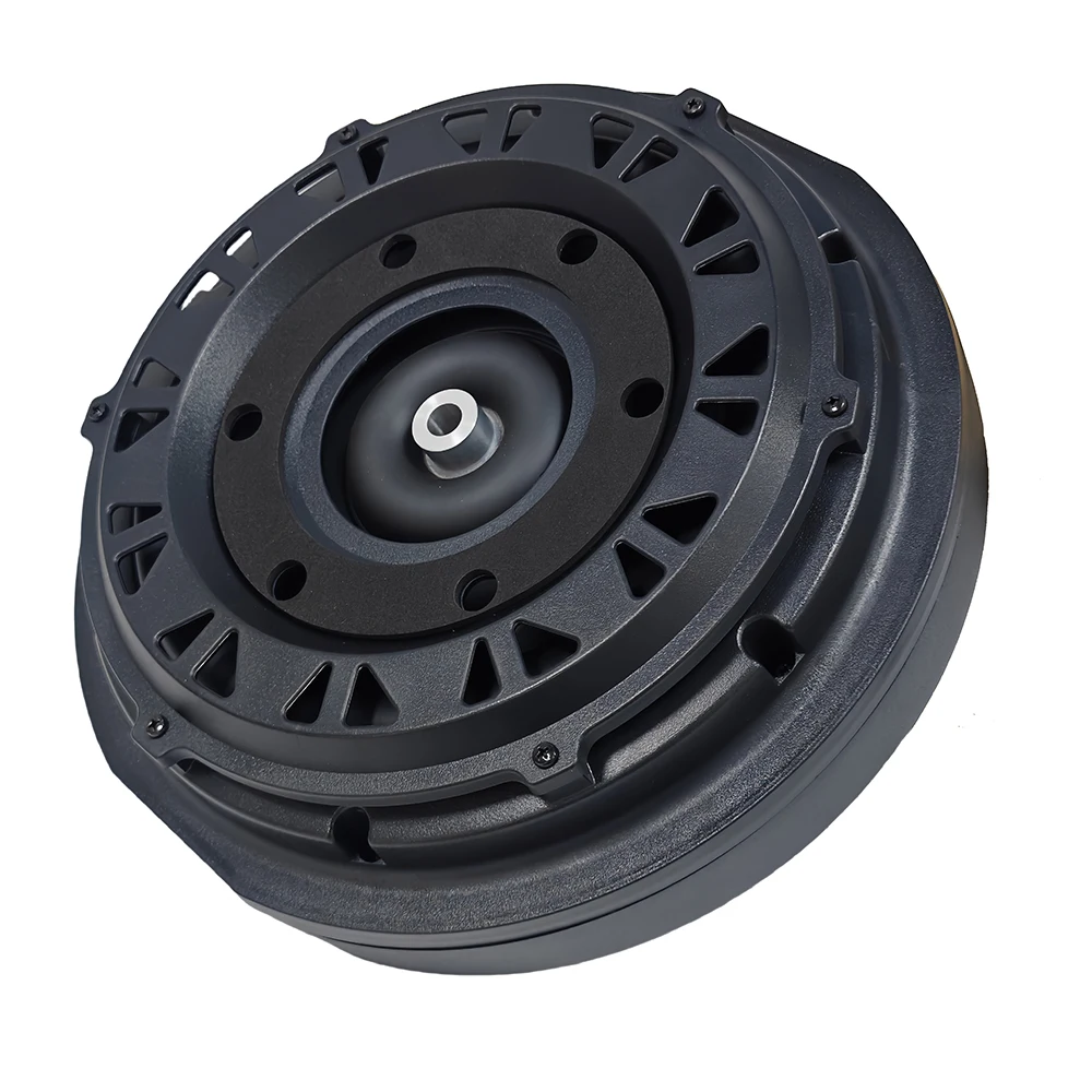Podofo 12-Zoll Slim Powered Subwoofer-Gehäuse und Audiokabel Auto-Subwoofer passt in das Reserverad für den Austausch des Auto-Ersatzrads. – Detail 15