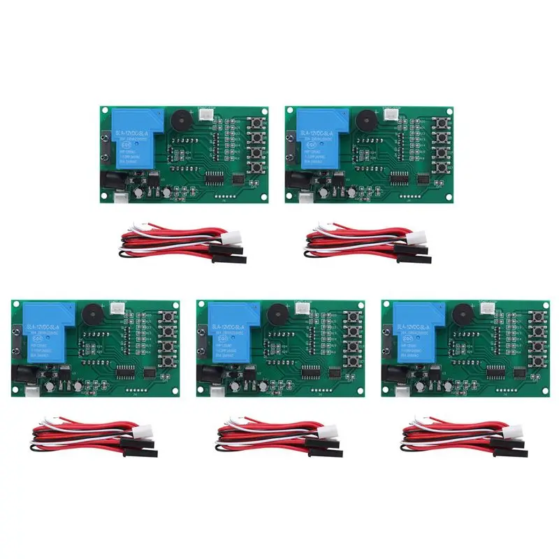 Exquisite-5X Four Digits Time Control Minute Timer Board Arcade Game Coin Acceptor Selector Pump Water Washing Machine