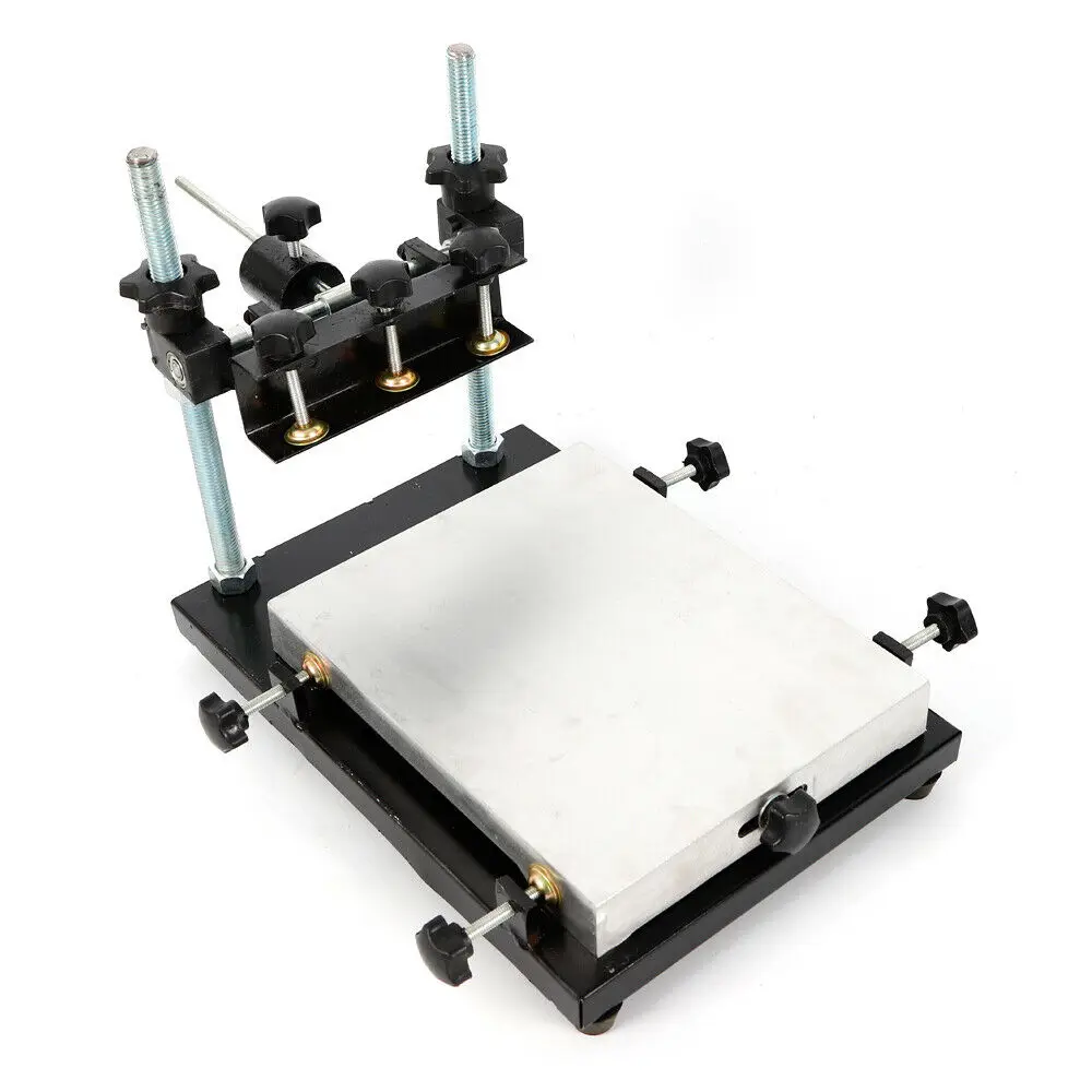 Handleiding Soldeerpasta Printing Machine 0-120Mm Verstelbare Pcb Smt Stencil Printer