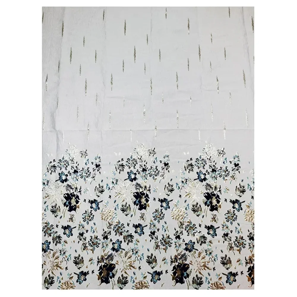 

Жаккардовая ткань с золотой проволокой, брендовый плащ, парчовая ткань для платья, модный материал для шитья своими руками на метр