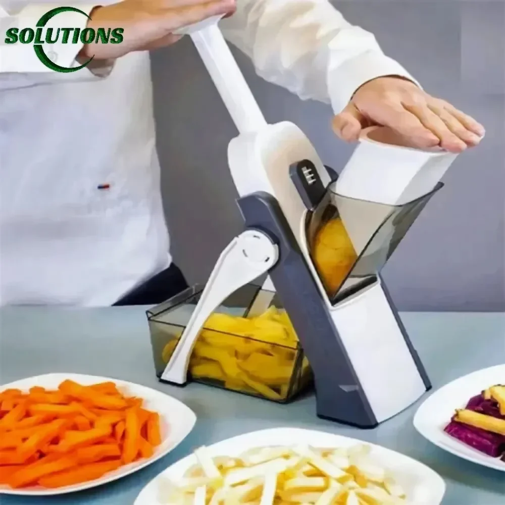 Vegetable Cutter 5 in 1 Kitchen Vegetable Cutter Chopper Multifunction Potato Slicer Onion Cutting Tool Cucumber Kitchen Grater