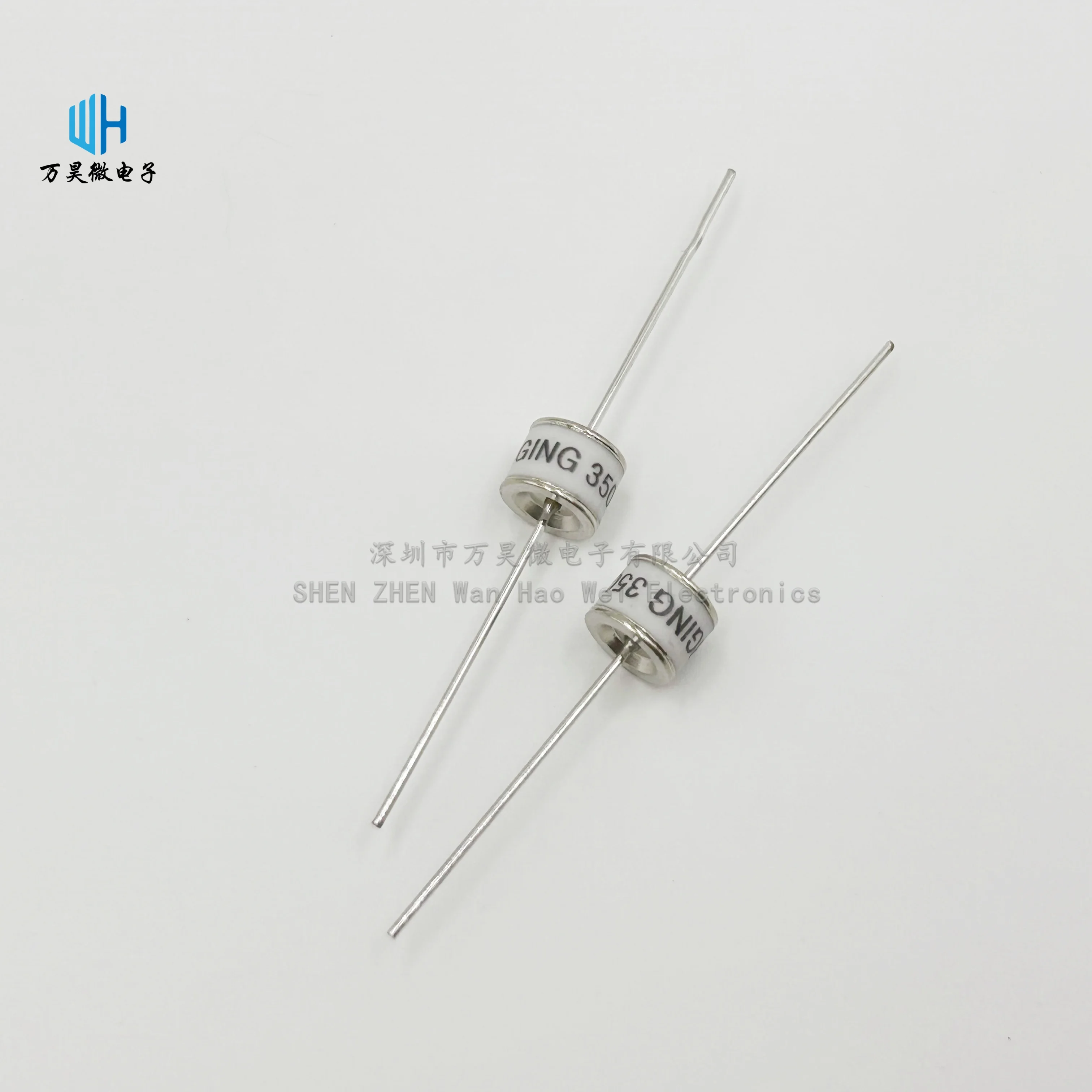 10PCS/LOT 350V ceramic gas discharge tube 8*6mm 10KA 2RM350L-8 SXH81-350X 2R350TB-8 SC2E8-350ML B8G ZM86 350V Surge protective