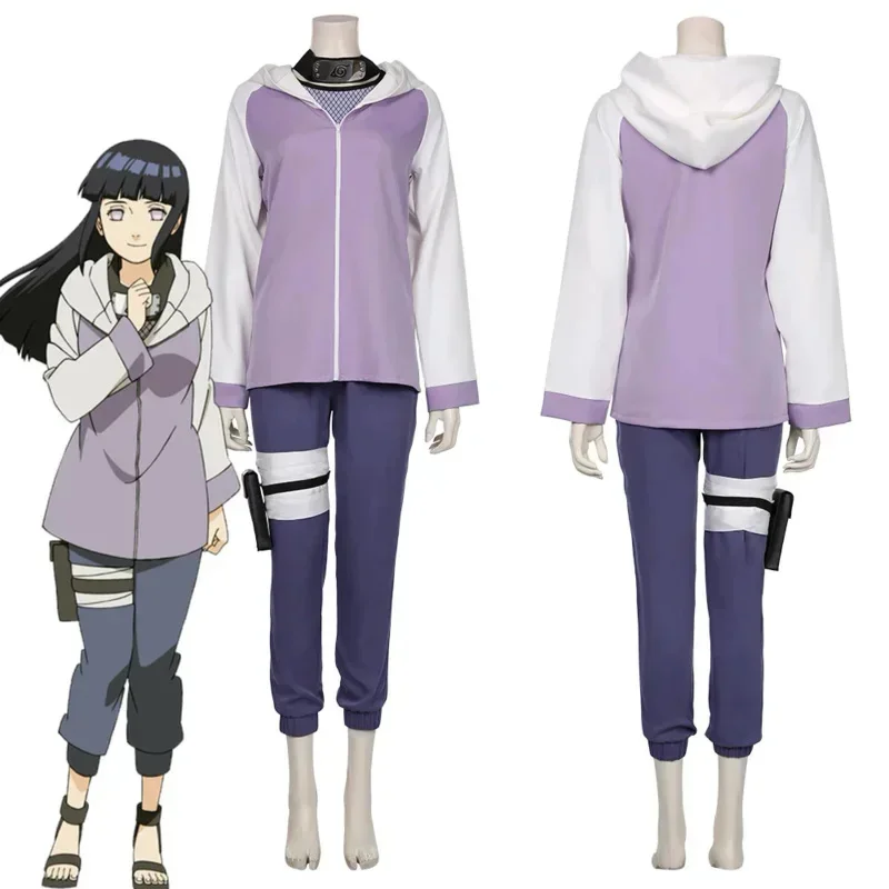 Hyuga Hinata cosplay anime cosplay dark purple long cute wig Hyuga Hinata cosplay