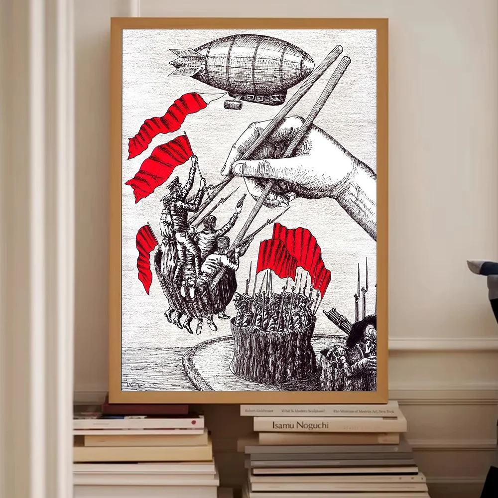 خمر مشهد معركة القرون الوسطى قماش طباعة الظلام الخيال الفن جدار ديكور القوطية الرعب المشارك ديكور المنزل غرفة الديكور #2