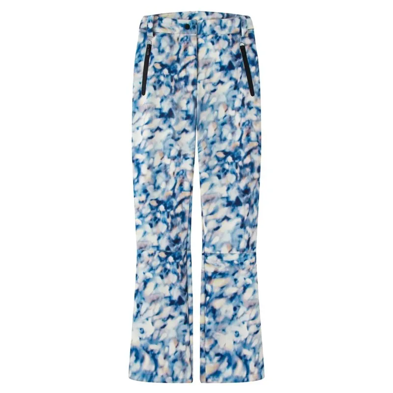 Damski zestaw narciarski 2025: kurtka puchowa z kapturem, wiązana w talii, z efektem tie-dye, uniwersalna, ocieplana odzież wierzchnia idealna do jazdy narciarstwa i na co dzień.