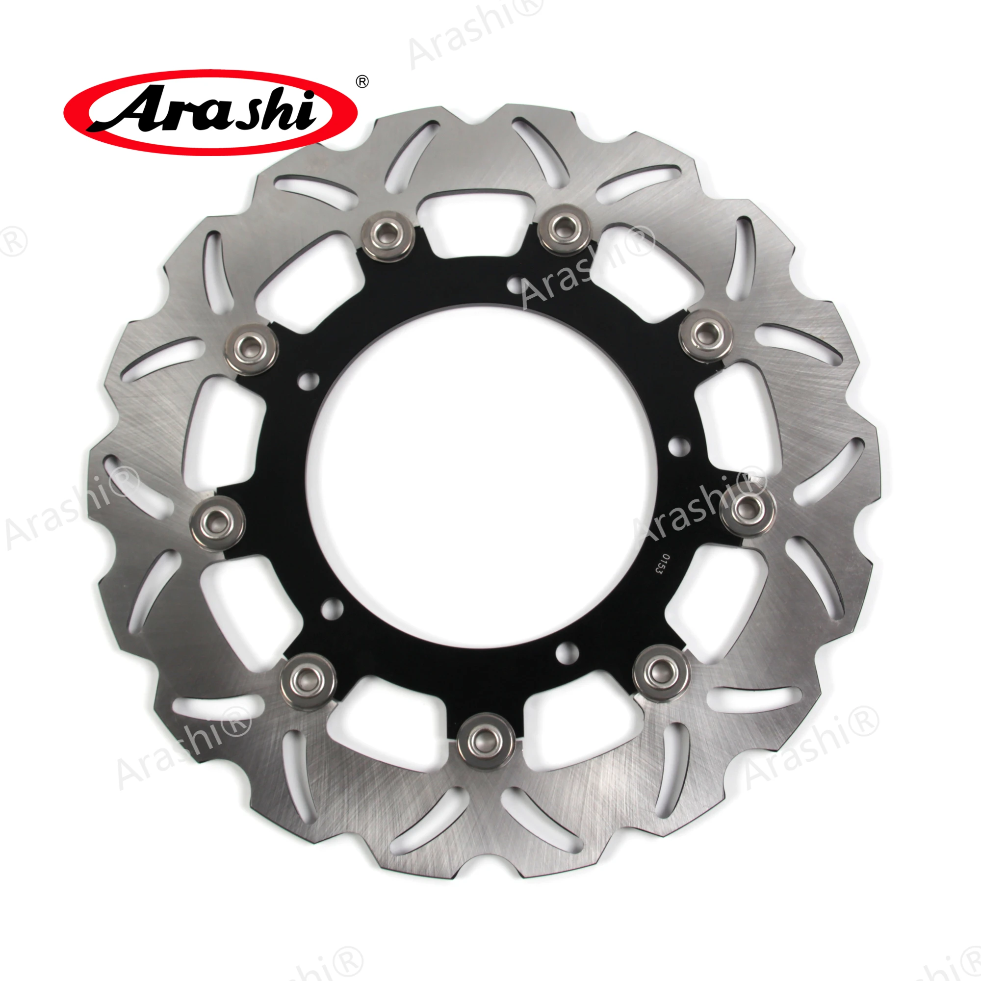 Arashi 1 Set CNC Floating Front Rear Brake Disc Rotor For YAMAHA MT-09 MT09 TRACER ABS 850 2015 2016 2017 2018 2019 2020