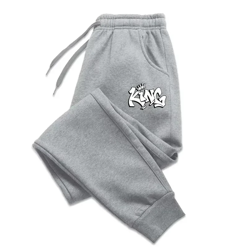 

Print Pants Men's Elastic Waist Running Pants Soft Sports Drawstring Pants Casual Fitness Long Pants Outdoors HIP HOP Pants