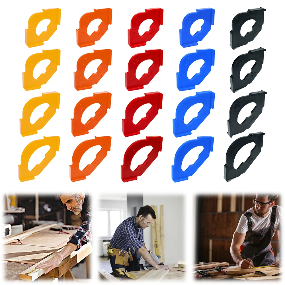 4 ชิ้นตรง BEVEL R/C มุมตําแหน่งแม่แบบพลาสติก R/C มุมตัดพลิกแม่แบบ Arc แม่แบบไม้เครื่องมือ