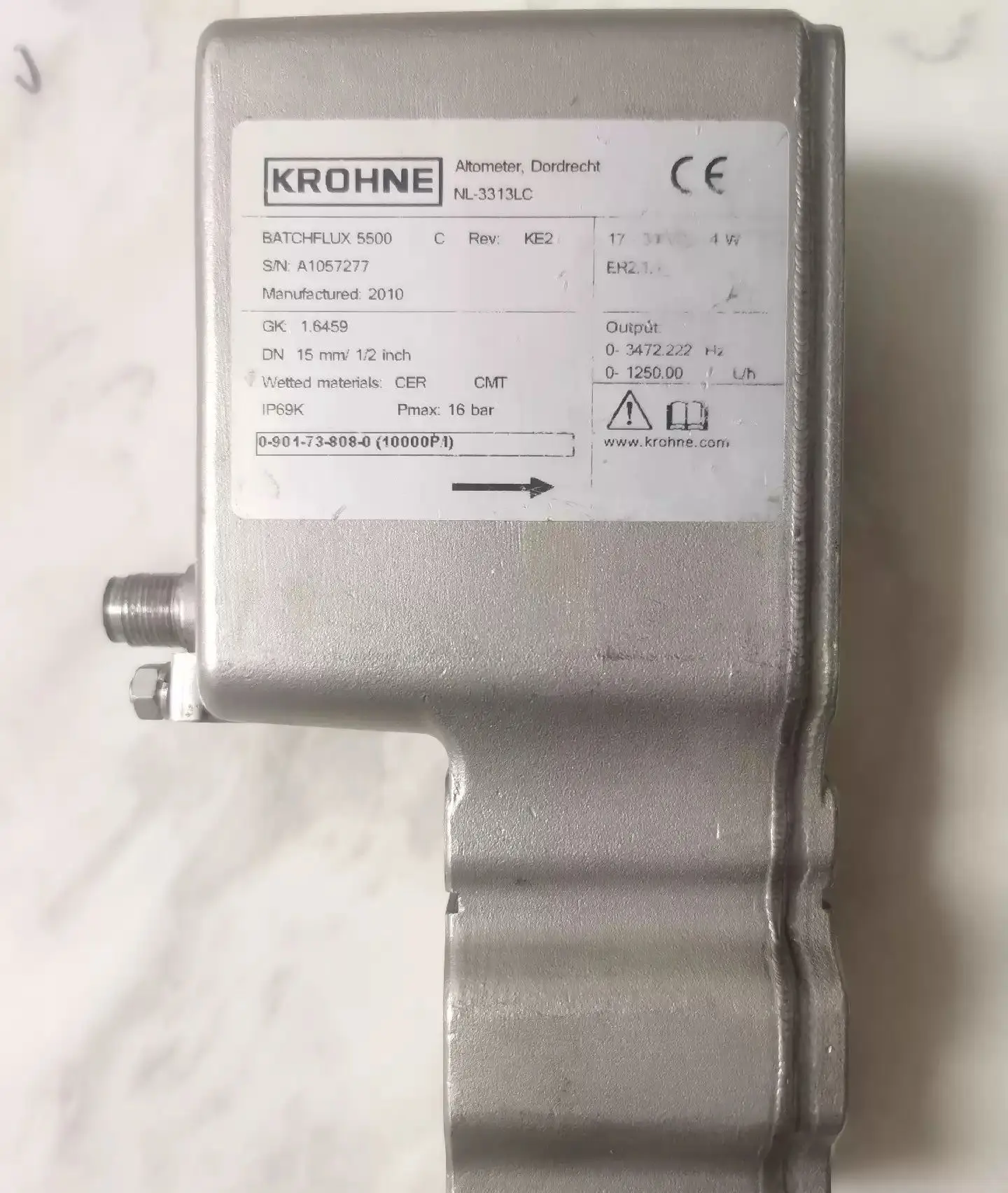 KROHNE 5500C BATCHFLUX 5500C FlowMeter NL-3313LC DN15 DN10