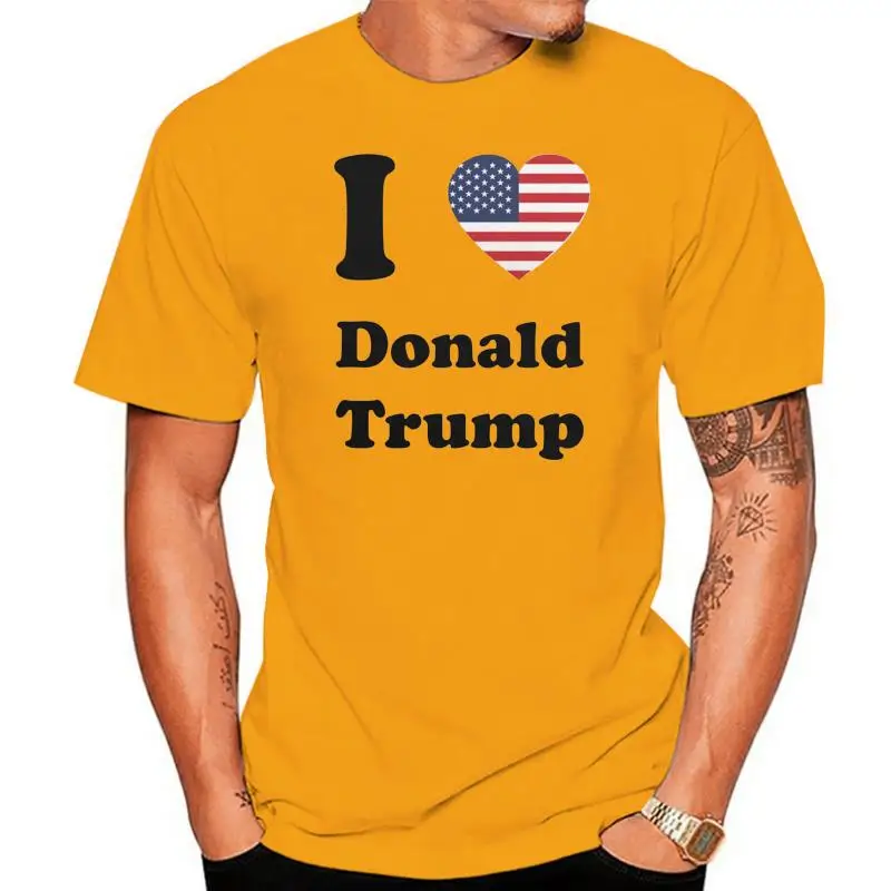 Election 2024 I Heart Donald Trump White Adult T Shirt Suit Hat Pink T Shirt Retro Vintage Classic T Shirt Mens Pride Dark Tops