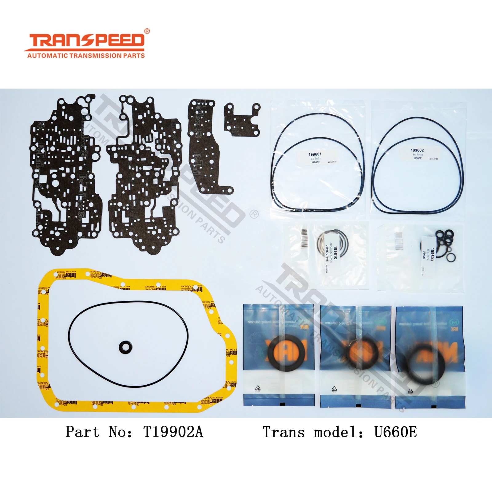 U660E Automatic Transmission Gearbox Rebuild Kit Transpeed T19900A