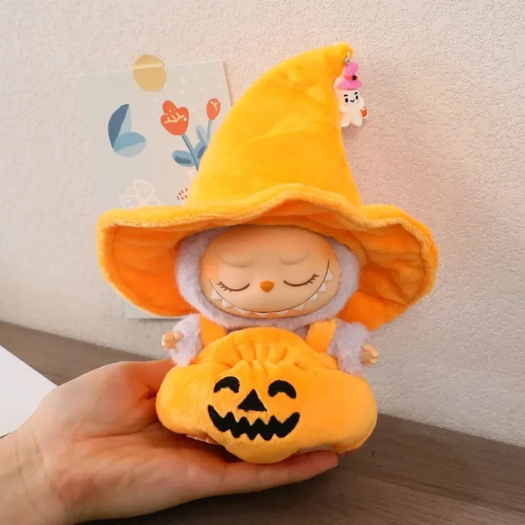 

Labubu Wansheng Pumpkin Clothing Accessories Blind Box -17cm Universal Size Suitable for Sitting Upright Plush Dolls