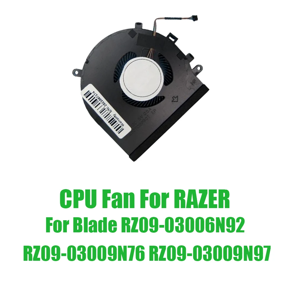 For RAZER For Blade RZ09-03006N92 RZ09-03009N76 RZ09-03009N97 DC5V 0.5A Replacement Laptop CPU Fan