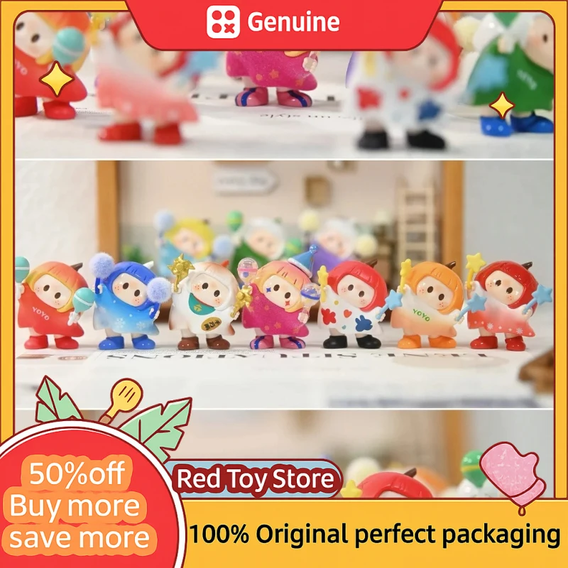 

Новая коллекция Miniso Yoyo с наклонной головой, коробка со значками, тайная коробка ручной работы, кукла, украшение для рабочего стола, подарки знаменитостей