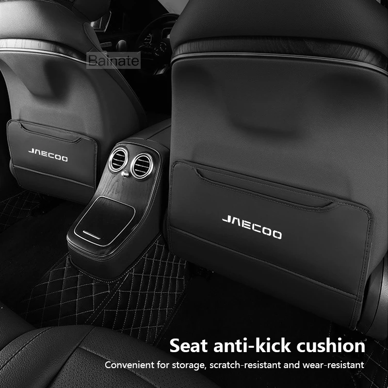 Car Anti-kick Pad Pu Leather Auto Seat Back Protector Pads Anti…