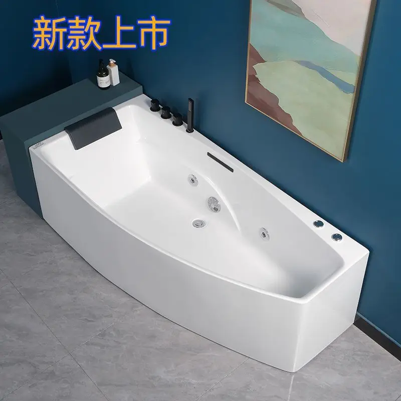 

Small apartment household adult special-shaped surfing massage heated constant temperature narrow single bath